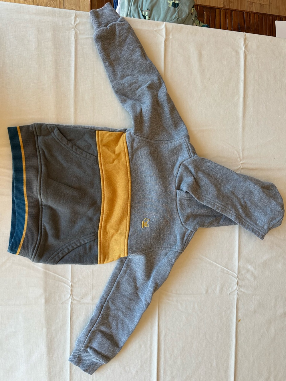 Kids Excavator Colorblock Hoodie Sweatshirt